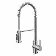 Kraus Britt 2-in-1 Commercial Style Pull-Down Single Handle Water Filter Kitchen Faucet for Reverse Osmosis or Water Filtration System in Spot Free Stainless Steel